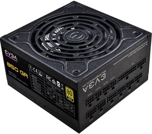 Блок питания ATX EVGA SuperNOVA 850 GA 220-GA-0850-X3 850W, APFC, 80 Plus Gold, 135mm fan, fully modular - фото 1