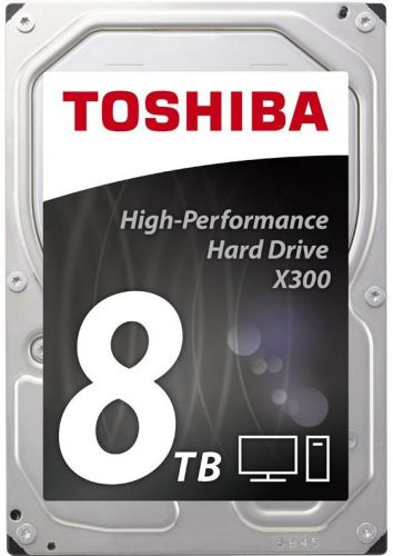 

Жесткий диск 8TB SATA 6Gb/s Toshiba HDWF180UZSVA 3.5" X300 7200rpm 128MB NCQ Bulk, HDWF180UZSVA