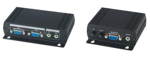 Комплект SC&T VE05AL передатчик T+приемник VE02ALR, для усиления и каскадной передачи VGA-сигнала (до 1600x1200 85Hz) и стерео аудиосигнала