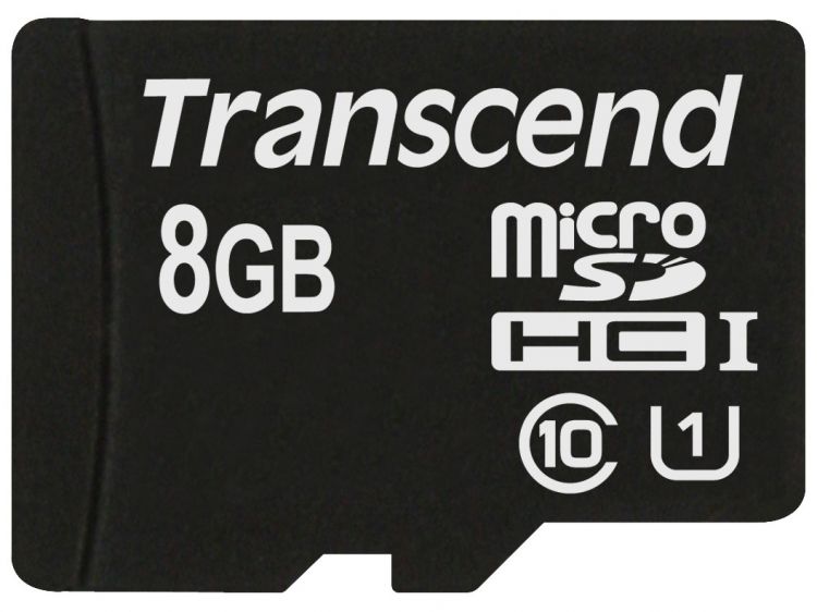 

Карта памяти MicroSDHC 8GB Transcend TS8GUSDU1 Class 10 UHS-I (SD адаптер), TS8GUSDU1