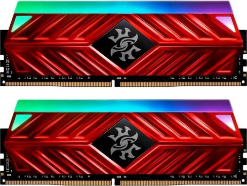 Модуль памяти DDR4 16GB (2*8GB) ADATA AX4U320038G16A-DR41 XPG Gammix D41 PC4-25600 3200MHz CL16 288-pin радиатор RGB 1.35V