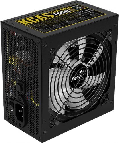 Блок питания ATX AeroCool KCAS PLUS GOLD 750W 4710562759211 750W, APFC, Fan ARGB 12cm, 80+ Gold