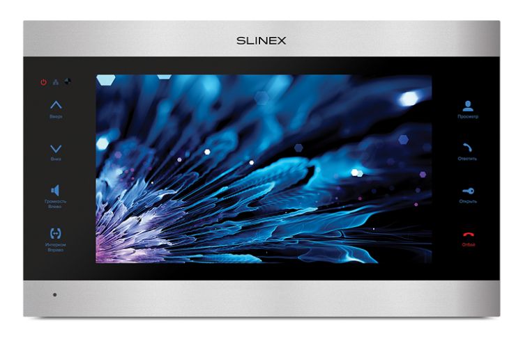 

Видеодомофон Slinex SL-10IPT (Silver+Black) цветной, настенный, 10” сенсорный TFT экран 16:9, разрешение экрана 1024х600. Подключение 2-х вызывных пан, SL-10IPT (Silver+Black)