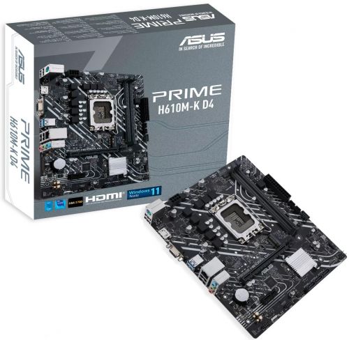 Материнская плата mATX ASUS PRIME H610M-K D4