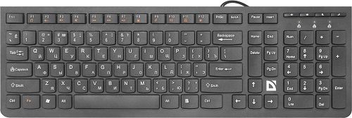 Клавиатура Defender UltraMate SM-530 45530 черная, мультимедиа