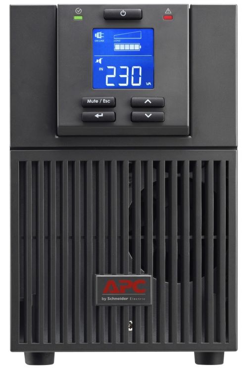 Источник бесперебойного питания APC Easy UPS SRV1KI 1000VA/800W, on-line, tower, LCD, USB, smartslot, powerchute, black