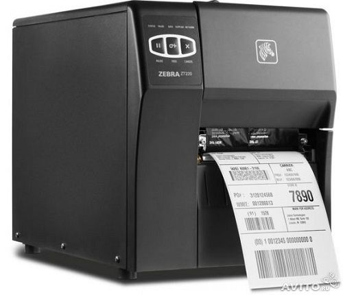 Принтер термотрансферный Zebra ZT220 (ZT22042-T0E000FZ) ZT220 (ZT22042-T0E000FZ) - фото 1
