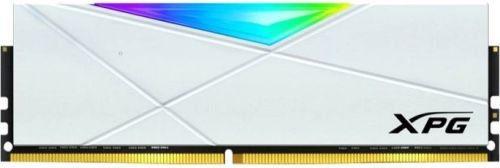 Модуль памяти DDR4 8GB ADATA AX4U30008G16A-SW50 XPG SPECTRIX D50 RGB white PC4-24000 3000MHz CL16 радиатор 1.35V RTL