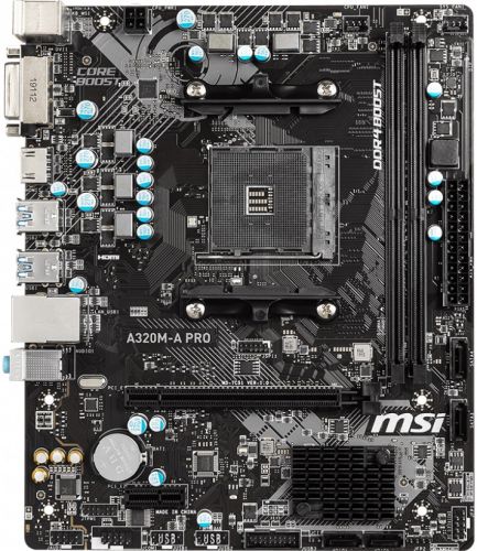 Материнская плата mATX MSI A320M-A PRO