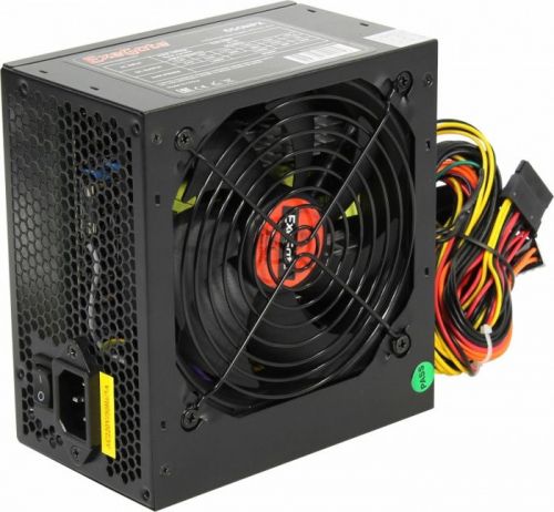 Блок питания ATX Exegate 650NPX EX259604RUS-PC 650W, PC, black, 12cm fan, 24p+4p, 6/8p PCI-E, 3*SATA, 2*IDE, FDD + кабель 220V в комплекте