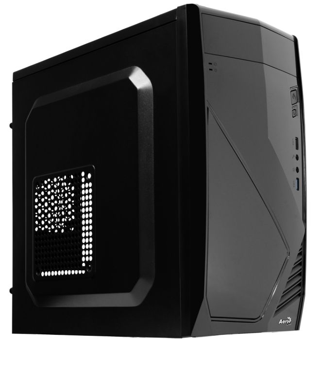 Корпус mATX AeroCool Cs-102 Black 4713105951660 черный, без БП,