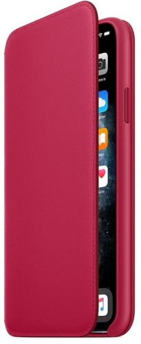 

Чехол Apple Leather Folio MY1N2ZM/A Raspberry, для iPhone 11 Pro Max, Leather Folio