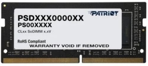 Модуль памяти SODIMM DDR4 4GB Patriot Memory PSD44G266682S Signature Line PC4-21300 2666MHz CL19 1.2V
