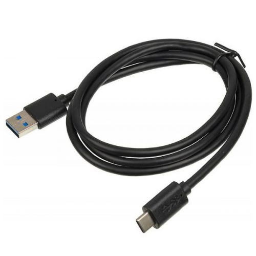 Кабель Buro USB-TPC-1 черный USB 3.0 A(m) USB Type-C (m) 1м