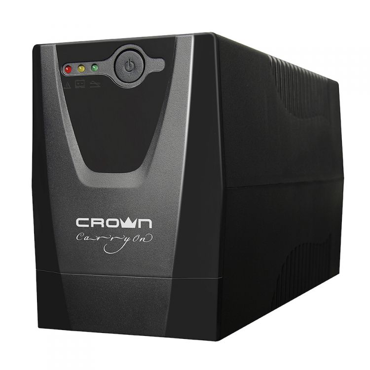 Источник бесперебойного питания Crown CMU-500X CM000001504 line-Intractive, 500VA\240W, AVR, 1*EURO+1*IEC