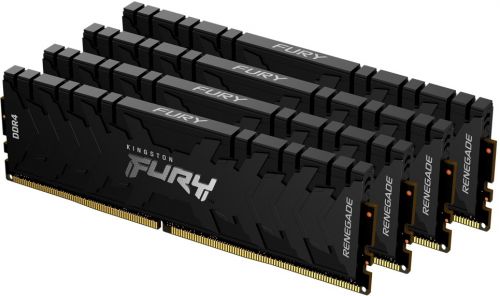 Модуль памяти DDR4 64GB (4*16GB) Kingston FURY KF432C16RB1K4/64 Renegade Black 3200MHz CL16 2RX8 радиатор 1.35V 288-pin 8Gbit