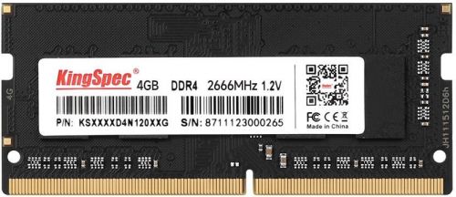 Модуль памяти SODIMM DDR4 4GB KINGSPEC KS2666D4N12004G 2666MHz PC4-21300 260-pin 1.35В RTL