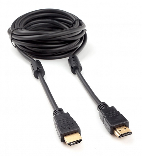 

Кабель интерфейсный HDMI Cablexpert CCF2-HDMI4-5 1,5м, v2.0, 19M/19M, черный, позол.разъемы, экран, 2 ферр кольца, CCF2-HDMI4-5