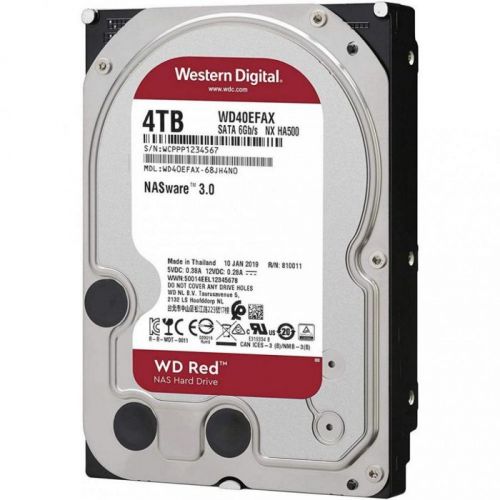 Жесткий диск 4TB SATA 6Gb/s Western Digital WD40EFAX WD Red 3.5" 5400rpm 256MB