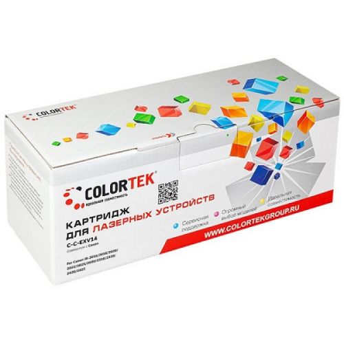 Картридж Colortek CT-CEXV14 для принтеров Canon iR-2016, iR-2018, iR-2020, iR-2022, iR-2025, iR-2030, iR-2318, iR-2320, iR-2420, iR-2422, черный, 8300
