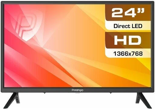 

Телевизор Prestigio PTV24SN04Z_CIS_BK LED LCD MATE 24"(1366x768) TFT LED, 200cd/m2, USB, HDMI, VGA, RCA, CI+ slot, Coaxial, Multimedia player, DVB-T2/, PTV24SN04Z_CIS_BK