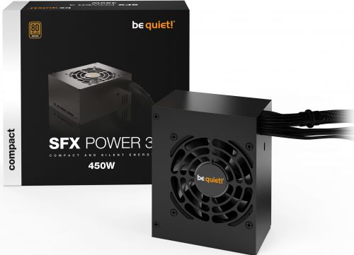 Блок питания SFX Be quiet! SFX POWER 3 BN321 450W, APFC, 80 PLUS Bronze, 80mm fan