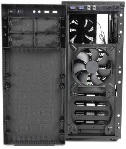 Корпус ATX Corsair Carbide Series 100R CC-9011075-WW черный с окном, без БП (1х120mm FAN, 2xUSB3.0, Audio) - фото 4