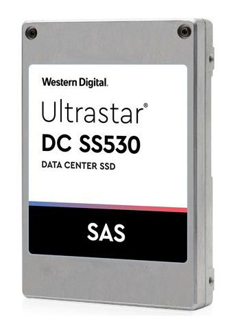 Накопитель SSD 2.5'' Western Digital 0B40349 WUSTM3216ASS204 Ultrastar DC SS530 1.6TB SAS 12Gb/s 3D TLC NAND 2150/2120MB/s 440K/320K IOPS 10 DWPD MTBF - фото 1