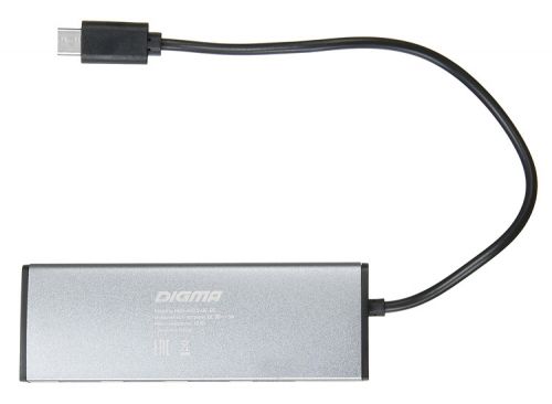 Разветвитель USB 3.1 Digma HUB-4U2.0-UC-DS