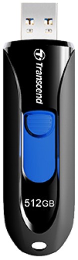 Накопитель USB 3.1 512GB Transcend JF790K Pen Drive, Capless, Black