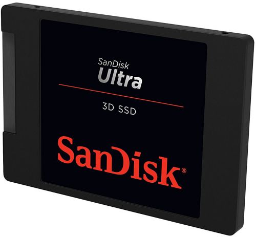 Накопитель SSD 2.5'' SanDisk SDSSDH3-250G-G25 Ultra 3D 250GB SATA-III 3D TLC 550/525MB/s IOPS 95K/81K MTBF 1.75M 7mm - фото 3
