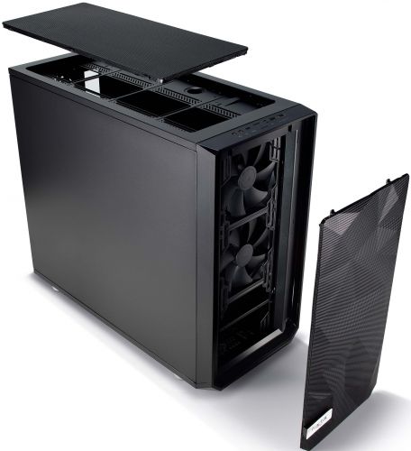 Корпус ATX Fractal Design Meshify S2 Black FD-CA-MESH-S2-BKO черный, без БП, 2xUSB 3.0, USB Type-C, Audio - фото 10