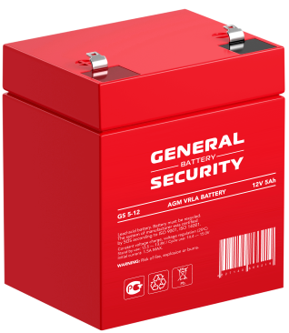 Аккумулятор General Security GS 5-12 - фото 1