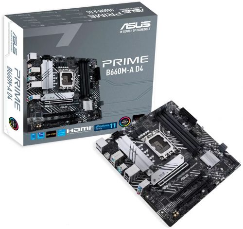 Материнская плата mATX ASUS PRIME B660M-A D4