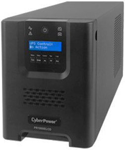 Источник бесперебойного питания CyberPower PR1000ELCD line-interactive, 1000VA/900W, 8* IEC13, USB&Serial&SNMP