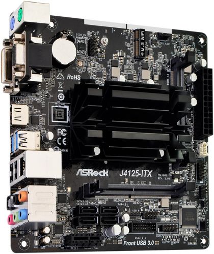 Материнская плата mATX ASRock J4125-ITX