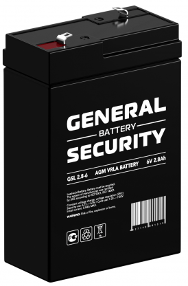 Аккумулятор General Security GSL 2,8-6