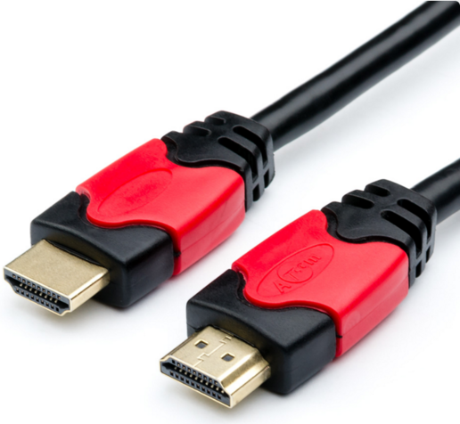 

Кабель HDMI Atcom AT4947 3м, red/gold, в пакете, AT4947