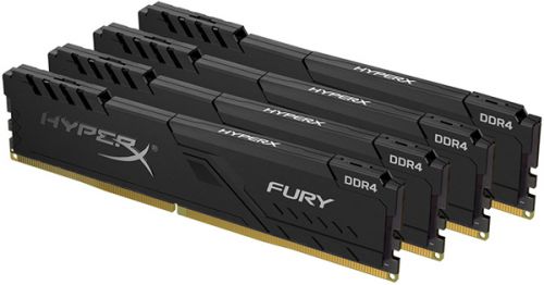 Модуль памяти DDR4 16GB (4*4GB) HyperX HX430C15FB3K4/16 Fury black 3000MHz Non-ECC CL15