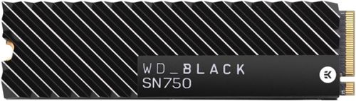 Накопитель SSD M.2 2280 Western Digital WDS100T3XHC Black SN750 NVMe 1TB 3D TLC NAND 3470/3000MB/s 515K/560K IOPS MTBF 1.75M с радиатором