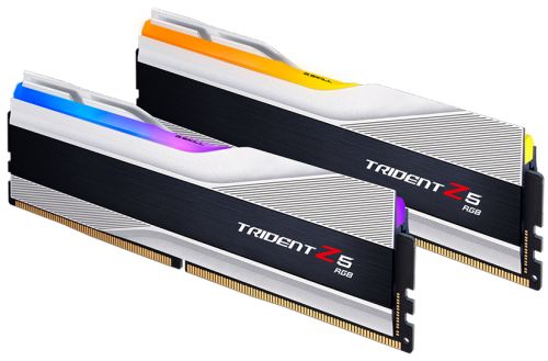 Модуль памяти DDR5 32GB (2*16GB) G.Skill F5-5600J3636C16GX2-TZ5RS Trident Z5 RGB silver PC5-44800 5600MHz CL36 heatsink 1.2V - фото 2