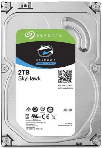 Жесткий диск 2TB SATA 6Gb/s Seagate ST2000VX007 Skyhawk Lite Surveillance 5900rpm 64MB 3.5"