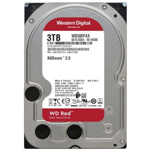 Жесткий диск 3TB SATA 6Gb/s Western Digital WD30EFAX Red 256Mb 3.5"