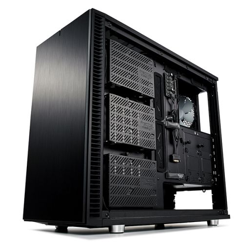 Корпус ATX Fractal Design Define S2 TG FD-CA-DEF-S2-BK-TGL черный, без БП, с окном из закаленного стекла, 2xUSB 2.0, 2xUSB 3.0, USB Type-C, Audio - фото 6