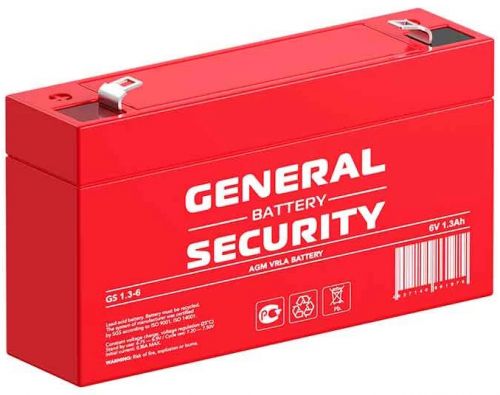 Аккумулятор General Security GS 1,3-6