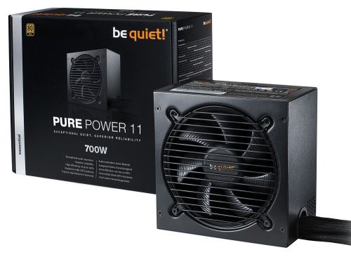 Блок питания ATX Be quiet! PURE POWER 11 BN295 700W / ATX 2.4, Active PFC, 80PLUS Gold, 120mm fan / RTL