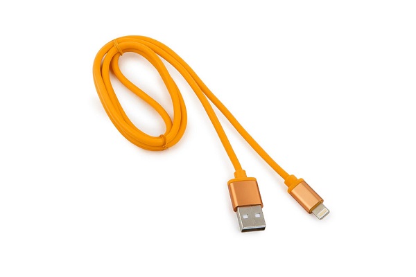 

Кабель USB Cablexpert CC-S-APUSB01O-1M для Apple, AM/Lightning, серия Silver, длина 1м, оранжевый, блистер, CC-S-APUSB01O-1M