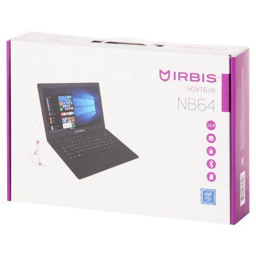 Ноутбук Irbis NB64 Z8350/2GB/32GB/13.3" 1080*1920/cam/WiFi/jack 3.5/Win10Home/apple grey - фото 7