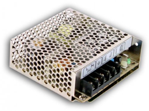 Преобразователь AC-DC сетевой Mean Well RS-50-48 источник питания 48В с универсальным входом от 88 до 264 В AC, мощность 50Вт, в кожухе.