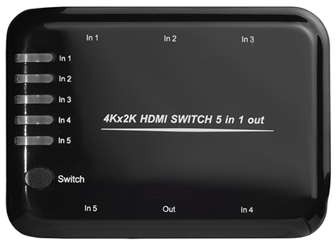 

Переключатель HDMI GCR GL-vTC06 5 к 1 GCR серия Greenline GL-TC06 (00701), GL-vTC06